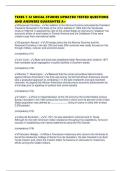 TEXES 7-12 SOCIAL STUDIES UPDATED TESTED QUESTIONS AND ANSWERS GUARANTEE A&plus;