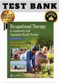 Test Bank for Occupational Therapy in Community and Population Health Practice&comma; 3rd Edition &lpar;Scaffa & Reitz&rpar; &vert; All Chapters &lpar;1&ndash;28&rpar; &vert; 2026 Version &vert; 100&percnt; PASS 