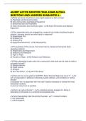 ALERRT ACTIVE SHOOTER FINAL EXAM ACTUAL QUESTIONS AND ANSWERS GUARANTEE A&plus;
