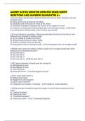 ALERRT ACTIVE SHOOTER UPDATED EXAM SCRIPT QUESTIONS AND ANSWERS GUARANTEE A&plus;