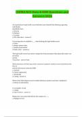 CHIMA NCE Data & EHR Questions and  Answers 2026