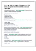 Test Prep - WGU - Principles of Management - C483  EXAM 114 QUESTIONS WITH VERIFIED ANSWERS  2025&sol;2026 