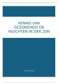 kennis van gezondheid en inzichten in ziek zijn 