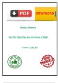 Liberty University AVIA 304 Aviation History Quiz&colon; The Pioneer Era and World War I