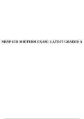 NRNP 6531 Midterm Exam &lpar;Actual Exam Sets&rpar; Latest 2026 Update Verified Q&A Graded A&plus; Walden
