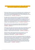  CERTIFIED FIRE PROTECTION SPECIALIST &lpar;CFPS&rpar; LATEST QUESTIONS AND ACCURATE ANSWERS FOR GUARANTEED RESULTS