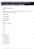 WGU D635 OA QUESTIONS WITH COMPLETE SOLUTIONS GRADED A&plus; 2025&sol;2026