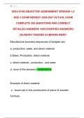 WGU D196 OBJECTIVE ASSESSMENT VERSION 1&comma;2  AND 3 EXAM NEWEST 2026-2027 ACTUAL EXAM  COMPLETE 300 QUESTIONS AND CORRECT  DETAILED ANSWERS 100&percnt;&lpar;VERIFIED ANSWERS&rpar;  &vert;ALREADY GRADED A&plus;&vert;BRAND NEW&excl;&excl; 