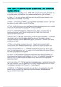 EMD UPDATED EXAM SCRIPT QUESTIONS AND ANSWERS GUARANTEE A&plus;