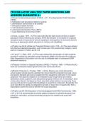 FTCE ESE LATEST 2026 TEST PAPER QUESTIONS AND ANSWERS GUARANTEE A&plus;