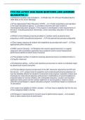 FTCE ESE LATEST 2026 EXAM QUESTIONS AND ANSWERS GUARANTEE A&plus;