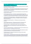 FTCE ESE COMPREHENSIVE UPDATED EXAM QUESTIONS AND ANSWERS GUARANTEE A&plus;