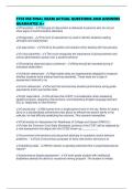 FTCE ESE FINAL EXAM ACTUAL QUESTIONS AND ANSWERS GUARANTEE A&plus;