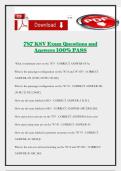 787 KSV Exam Questions and Answers 100&percnt; PASS