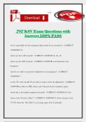 787 KSV Exam Questions with Answers 100&percnt; PASS