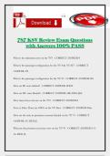 787 KSV Review Exam Questions with Answers 100&percnt; PASS