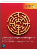 Solution Manual for Quantitative Analysis for Management&comma; 14th edition by Barry Render&comma; Ralph M&period; Stair Jr&comma; Michael E&period; Hanna&comma; Trevor S&period; Hale