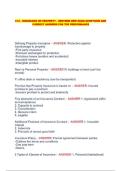 C12 - INSURANCE ON PROPERTY &ndash; MIDTERM NEW EXAM QUESTIONS AND CORRECT ANSWERS FOR TOP PERFORMANCE