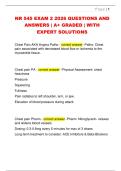NR 545 EXAM 2 2026 QUESTIONS AND  ANSWERS &vert; A&plus; GRADED &vert; WITH  EXPERT SOLUTIONS