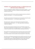 ATWNSOPs - Live Fire Training NFPA 1403 Section 1-5 &vert; UPDATED Questions with 100&percnt; Correct Answers &vert; Verified Solutions