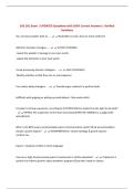 EAS 201 Exam &vert; UPDATED Questions with 100&percnt; Correct Answers &vert; Verified Solutions