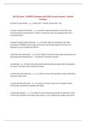 EAS 201 Exam &vert; UPDATED Questions with 100&percnt; Correct Answers &vert; Verified Solutions