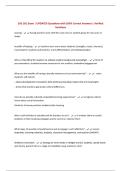 EAS 201 Exam &vert; UPDATED Questions with 100&percnt; Correct Answers &vert; Verified Solutions