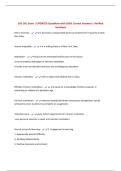 EAS 201 Exam &vert; UPDATED Questions with 100&percnt; Correct Answers &vert; Verified Solutions