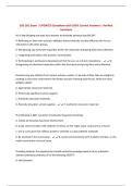 EAS 201 Exam &vert; UPDATED Questions with 100&percnt; Correct Answers &vert; Verified Solutions