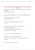 EAS 201 Final Exam &vert; UPDATED Questions with 100&percnt; Correct Answers &vert; Verified Solutions