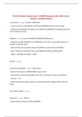 EAS 201 Midterm Review Exam &vert; UPDATED Questions with 100&percnt; Correct Answers &vert; Verified Solutions