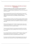 EAS 201 Practice Exam &vert; UPDATED Questions with 100&percnt; Correct Answers &vert; Verified Solutions