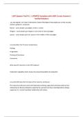 LDST Examen Final Pt 1 &vert; UPDATED Questions with 100&percnt; Correct Answers &vert; Verified Solutions