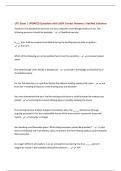 LFTI Exam &vert; UPDATED Questions with 100&percnt; Correct Answers &vert; Verified Solutions