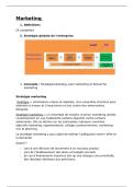 Synth&egrave;se sur le cour de Marketing Bac 1 Q1