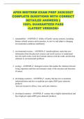 APES MIDTERM EXAM PREP 2026&sol;2027  COMPLETE QUESTIONS WITH CORRECT  DETAILED ANSWERS &vert;&vert;  100&percnt; GUARANTEED PASS  <LATEST VERSION> 