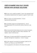 CRDTS EXAMPREP 2026 FULLY SOLVED EDITION WITH DETAILED SOLUTIONS