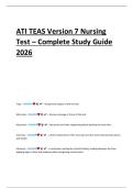 ATI TEAS Version 7 Nursing Test 2026 &ndash; Complete Study Guide