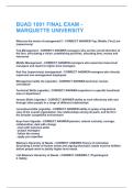 BUAD 1001 FINAL EXAM - MARQUETTE UNIVERSITY QUESTIONS WITH 100&percnt; VERIFIED ANSWERS&excl;&excl;