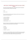 NURS 275 Exam 2 &vert; UPDATED Questions with 100&percnt; Correct Answers &vert; Verified Solutions