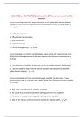 NURS 275 Exam 4 &vert; UPDATED Questions with 100&percnt; Correct Answers &vert; Verified Solutions