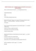 NURS275 Geriatrics Exam &vert; UPDATED Questions with 100&percnt; Correct Answers &vert; Verified Solutions