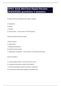 OPSY 5315 MiniTest Rapid Review &lpar;2025-2026&rpar; questions n answers