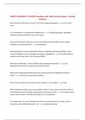SPAATZ LEADERSHIP &vert; UPDATED Questions with 100&percnt; Correct Answers &vert; Verified Solutions