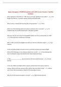 Spaatz Aerospace &vert; UPDATED Questions with 100&percnt; Correct Answers &vert; Verified Solutions