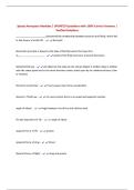Spaatz Aerospace Modules &vert; UPDATED Questions with 100&percnt; Correct Answers &vert; Verified Solutions