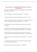 Spaatz Aerospace Test &vert; UPDATED Questions with 100&percnt; Correct Answers &vert; Verified Solutions