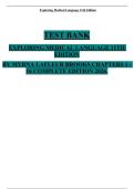 Test Bank For Exploring Medical Language 2026 latest edition