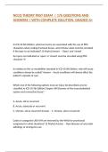 NCCQ THEORY PAST EXAM  &vert; 176 QUESTIONS AND ANSWERS &vert; WITH COMPLETE SOLUTION&comma; GRADED A&plus;