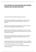 NCCQ THEORY OPCS 2026 QUESTIONS AND ANSWERS &lpar;SOLVED&rpar; 100&percnt; ACCURATE SOLUTION&excl;&excl;